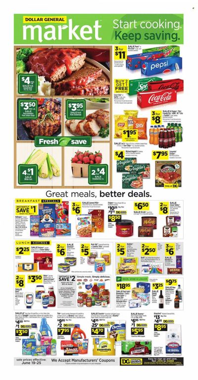 Dollar General (CA) Weekly Ad Flyer June 20 to June 27