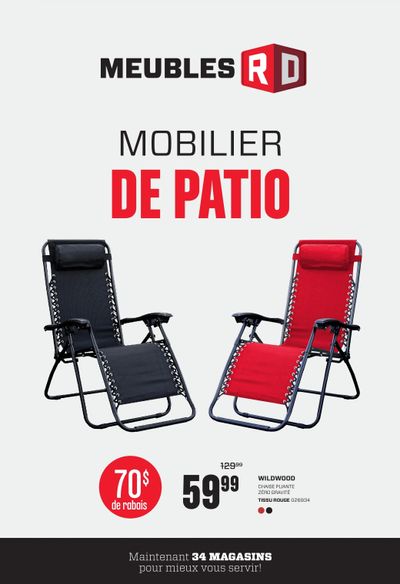 Meubles RD Patio Furniture Flyer June 20 to July 10