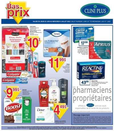 Clini Plus Flyer June 23 to July 6