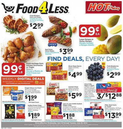 Food 4 Less (IL) Weekly Ad Flyer June 21 to June 28