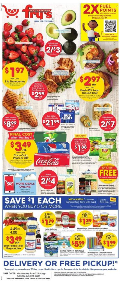 Fry’s (AZ) Weekly Ad Flyer June 21 to June 28