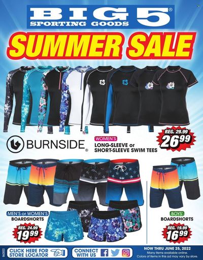 Big 5 (AZ, CA, CO, ID, NM, OR, UT, WA) Weekly Ad Flyer June 21 to June 28
