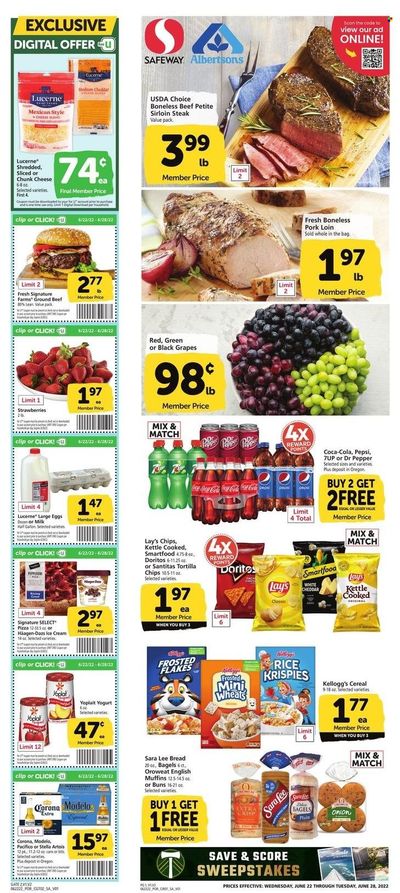 Safeway (OR) Weekly Ad Flyer June 21 to June 28