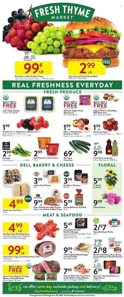 Fresh Thyme Weekly Ad Flyer June 21 to June 28