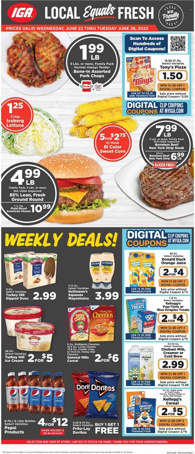 IGA Weekly Ad Flyer June 21 to June 28