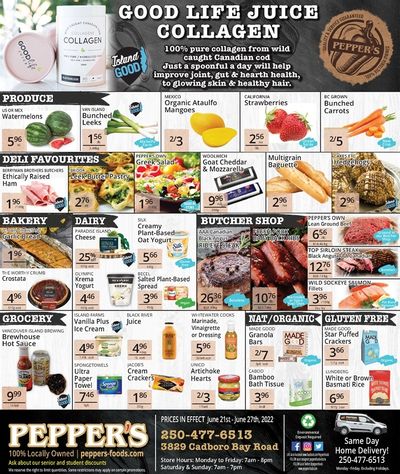 Pepper's Foods Flyer June 21 to 27