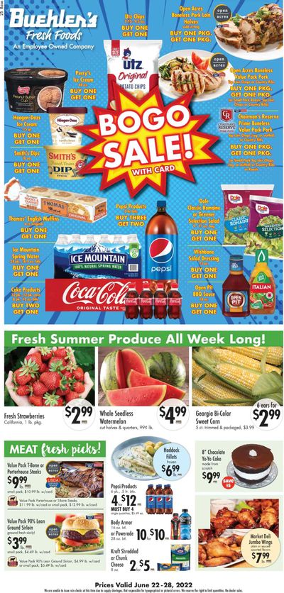 Buehler's (OH) Weekly Ad Flyer June 21 to June 28
