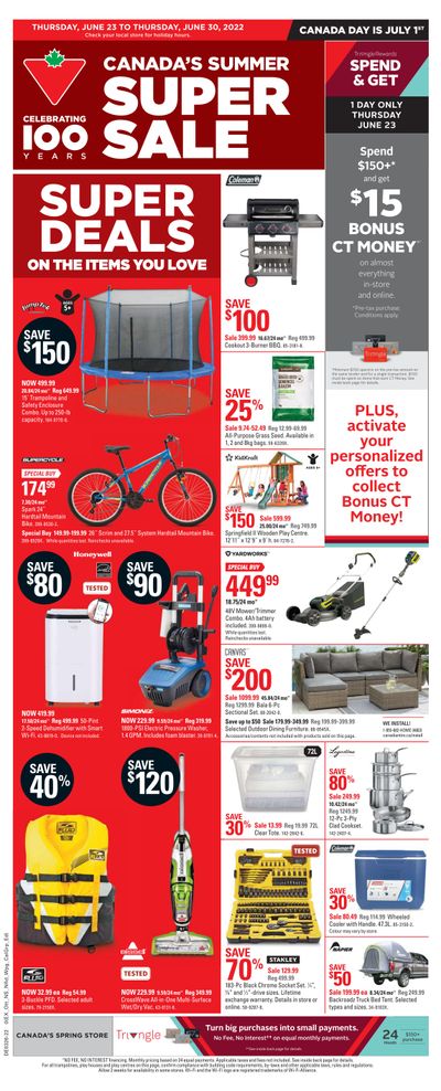 Canadian Tire (West) Flyer June 23 to 30