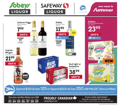 Sobeys/Safeway (AB) Liquor Flyer June 23 to 29