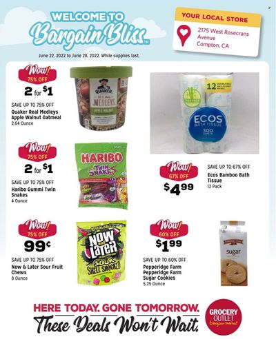Grocery Outlet (CA, ID, OR, PA, WA) Weekly Ad Flyer June 22 to June 29
