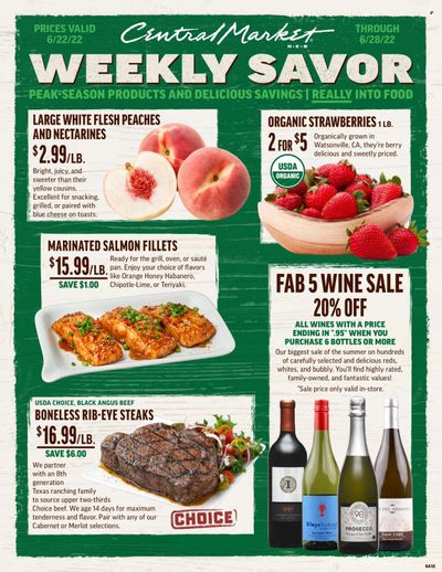 Central Market (TX) Weekly Ad Flyer June 22 to June 29
