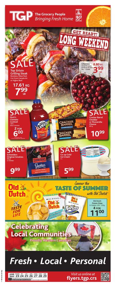 TGP The Grocery People Flyer June 23 to 29