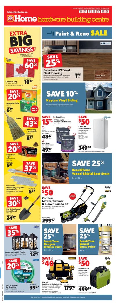 Home Hardware Building Centre (AB) Flyer June 23 to 29