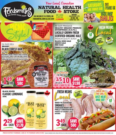 Foodsmiths Flyer June 23 to 30