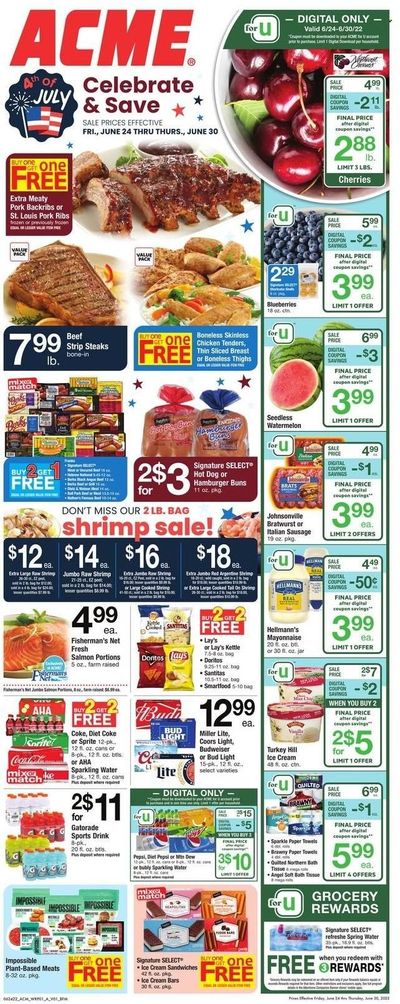 ACME (DE, NJ, NY, PA) Weekly Ad Flyer June 23 to June 30