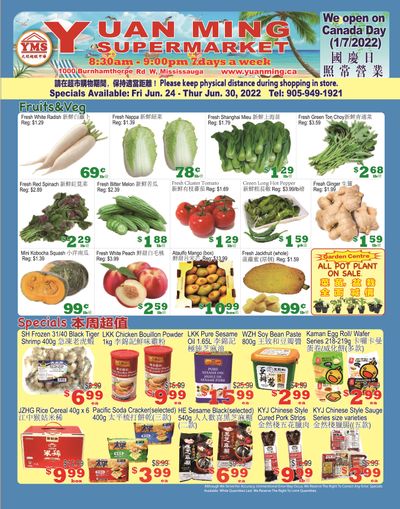 Yuan Ming Supermarket Flyer June 24 to 30