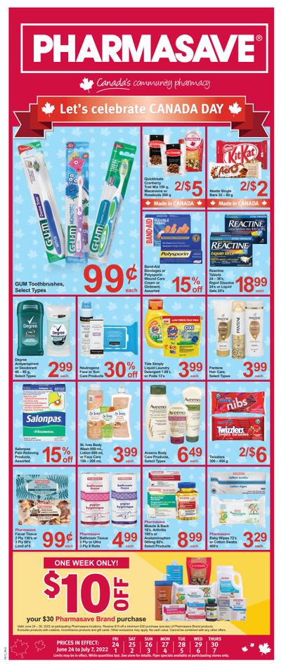 Pharmasave (West) Flyer June 24 to July 7