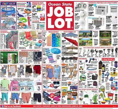 Ocean State Job Lot (CT, MA, ME, NH, NJ, NY, RI) Weekly Ad Flyer June 23 to June 30