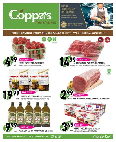 Coppa's Fresh Market Flyer June 23 to 29