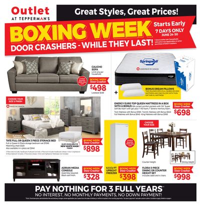 Outlet at Tepperman's Flyer June 24 to 30