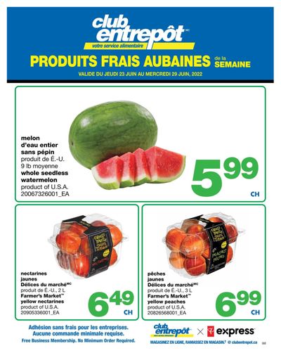 Wholesale Club (QC) Fresh Deals of the Week Flyer June 23 to 29