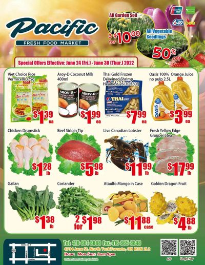 Pacific Fresh Food Market (North York) Flyer June 24 to 30