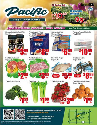 Pacific Fresh Food Market (Pickering) Flyer June 24 to 30