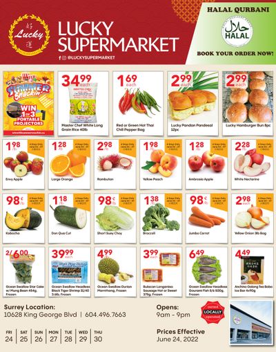 Lucky Supermarket (Surrey) Flyer June 24 to 30