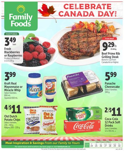 Family Foods Flyer June 24 to 30