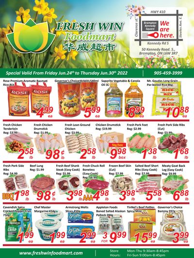 Fresh Win Foodmart Flyer June 24 to 30