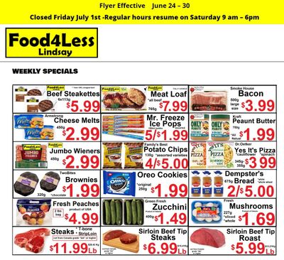 Food 4 Less Flyer June 24 to 30