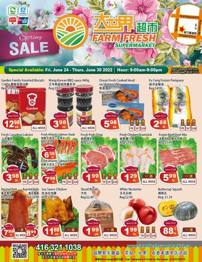 Farm Fresh Supermarket Flyer June 24 to 30