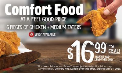Comfort Food-Feel Good Price! at Mary Brown's
