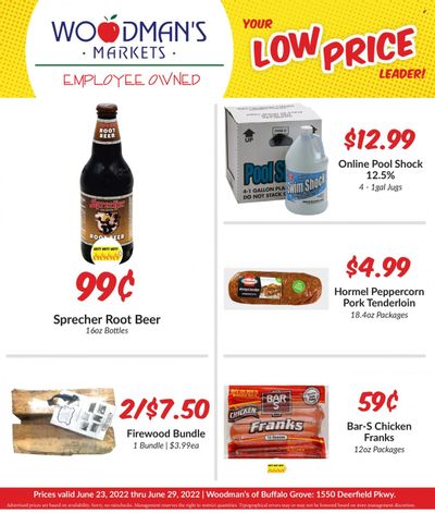 Woodman's Markets (IL, WI) Weekly Ad Flyer June 24 to July 1