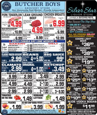 Butcher Boys Grocery Store Flyer June 24 to July 4