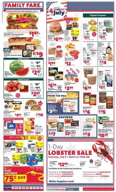 Family Fare (MI) Weekly Ad Flyer June 26 to July 3