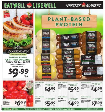 Nesters Market Eat Well Live Well Flyer June 26 to July 23
