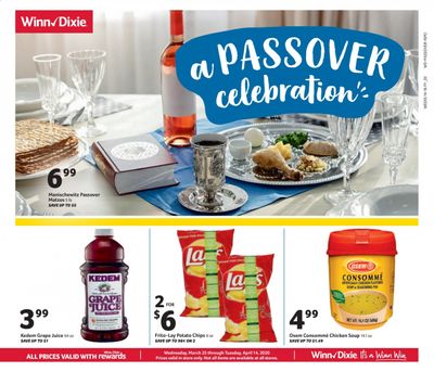 Winn Dixie Weekly Ad & Flyer March 25 to April 14