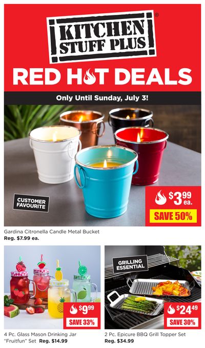 Kitchen Stuff Plus Red Hot Deals Flyer June 27 to July 3