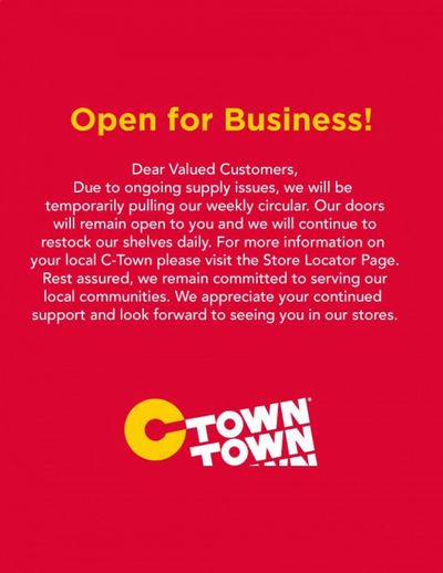 C-Town Weekly Ad & Flyer March 26 to April 30