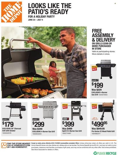 The Home Depot Weekly Ad Flyer June 27 to July 4