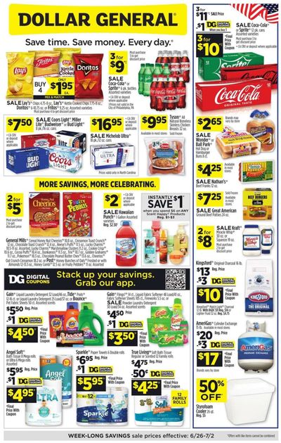 Dollar General (NC) Weekly Ad Flyer June 28 to July 5