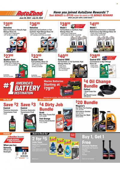 Autozone Weekly Ad Flyer June 28 to July 5