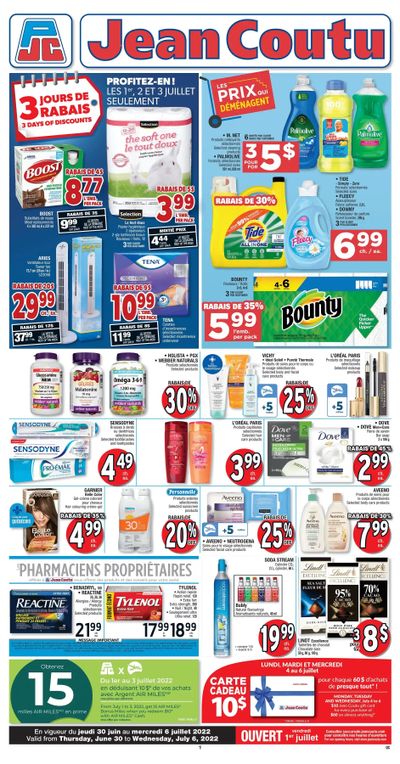 Jean Coutu (QC) Flyer June 30 to July 6