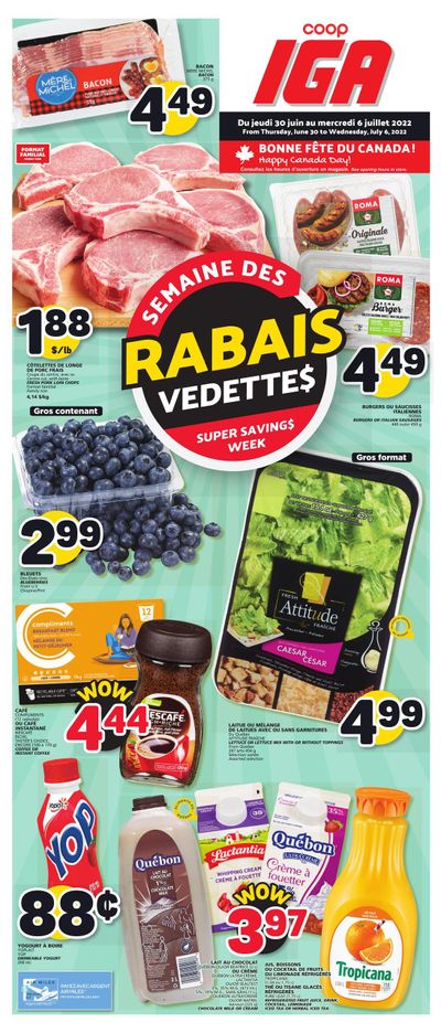 Coop IGA Flyer June 30 to July 6
