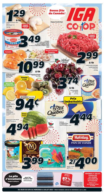 IGA (NB) Flyer June 30 to July 6