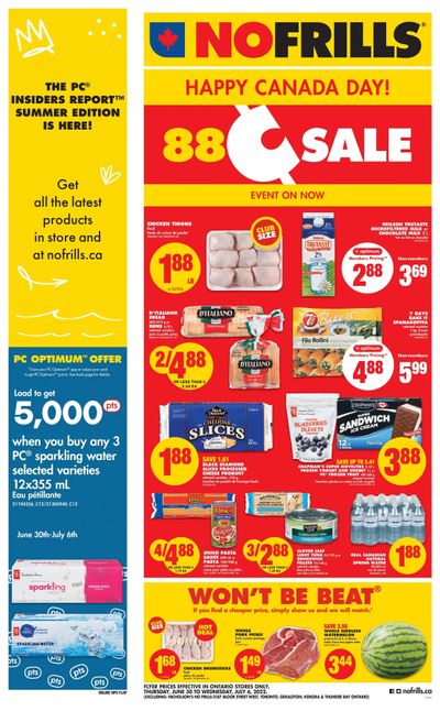 No Frills (ON) Flyer June 30 to July 6
