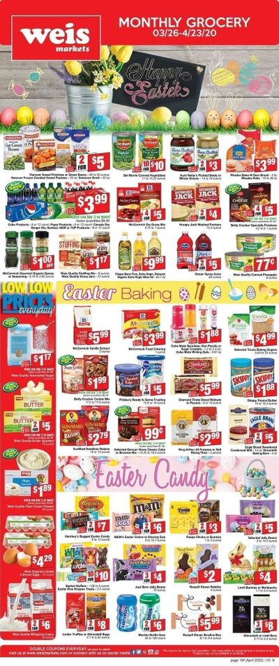 Weis Weekly Ad & Flyer March 26 to April 23