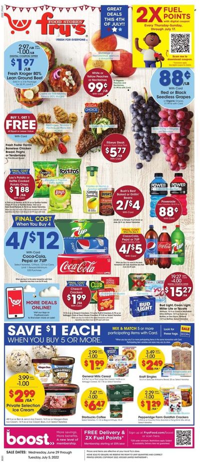 Fry’s (AZ) Weekly Ad Flyer June 28 to July 5