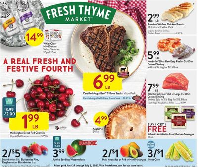 Fresh Thyme Weekly Ad Flyer June 29 to July 6